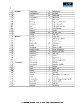 600 Tu Vung Toeic 2019 English And Vietnamese Pdf