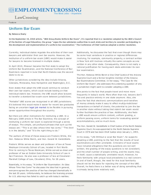Uniform Bar Exam