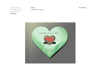 Corporate Identity
Print Communications
Interactive / Web
Packaging
MOCA
Behind the Scenes tour
direct mail piece
SieckGrowth
 