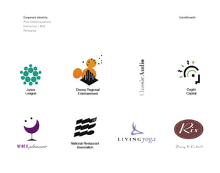 Corporate Identity
Print Communications
Interactive / Web
Packaging
Cooper Companies
Identity and marketing materials for
corporate wellness website launch
SieckGrowth
Come to the Cooper Health Club and enroll in our new Wellness website. You’ll learn how
to live a healthier life, eat better, and exercise more. Best of all, have loads of fun and earn
points to win cool prizes. Join today at cooperhealthyrewards.com/xyz
FEEL THE REWARDS OF GETTING HEALTHY
 