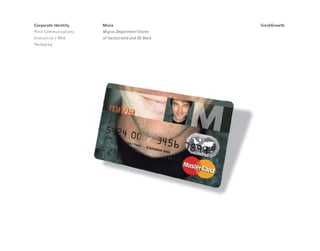 Case Study Look again. SieckGrowth
casestudy
San Francisco Opera
Look again. New General Director Pamela Rosenberg wanted people –
subscribers, younger newcomers, and the opera community – to give
opera a second look. A daring new look, inspired by the artform itself,
provoked strong reactions. The challenge was to broaden the subscriber
base by appealing to younger audiences, partnering with other arts
organizations, and renewing the perception of opera as a vital and
relevant art form.
Strategy
Brand Identity
Advertising
Print Communications
 