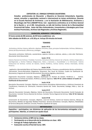 Curso Organización básica de archivos | PPTX