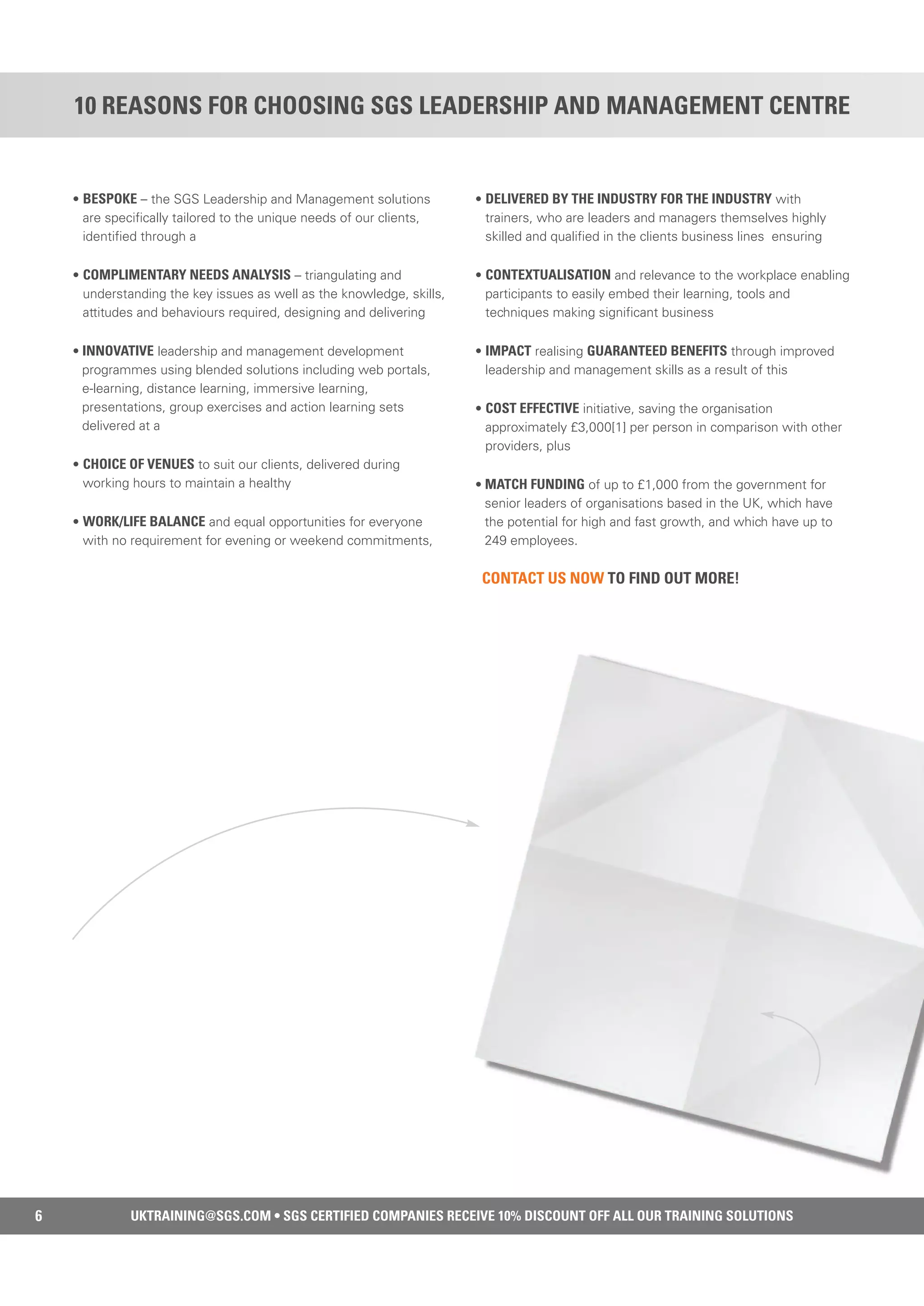 SGS Leadership and Management Solutions | PDF