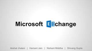 Microsoft change
Akshat Jhalani | Hemant Jain | Nishant Middha | Shivang Gupta
 