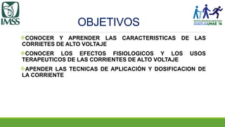 Alto voltaje corriente de electroterapia | PDF