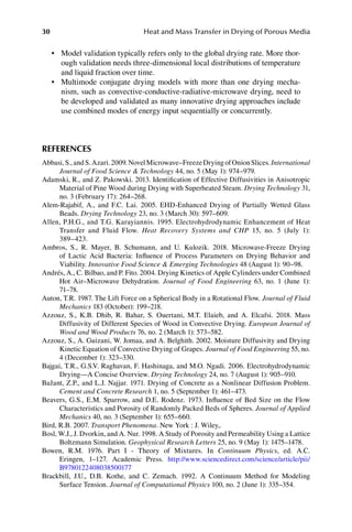 Heat And Mass Transfer In Drying Of Porous Media 1st Edition Peng Xu ...