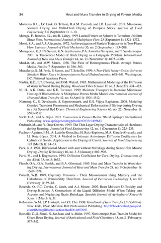 Heat And Mass Transfer In Drying Of Porous Media 1st Edition Peng Xu ...
