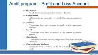 Presentation 3 - Audit Program & Procedure | PPTX