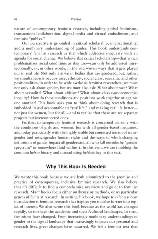 Contemporary Feminist Research: Theory, Methods, and Social Change | PDF