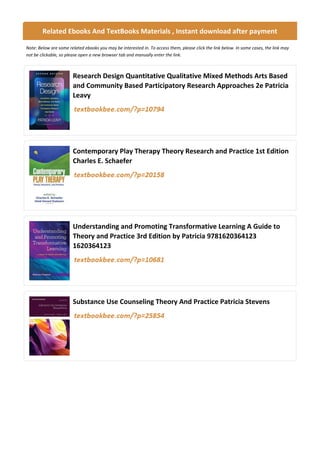 Contemporary Feminist Research: Theory, Methods, and Social Change | PDF