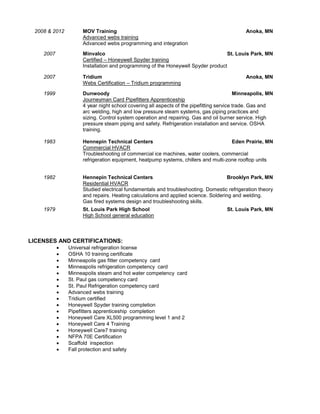 Sunderland Resume | PDF