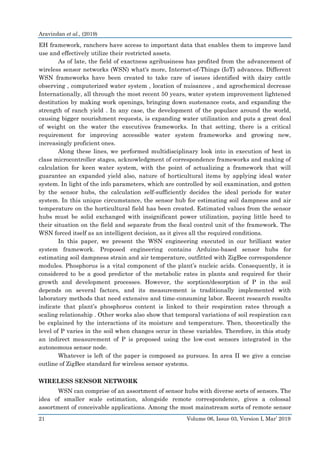 Design of a Long Range Wireless Sensor Network in Agriculture for ...