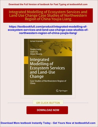 Instant Download Integrated Modelling of Ecosystem Services and Land ...