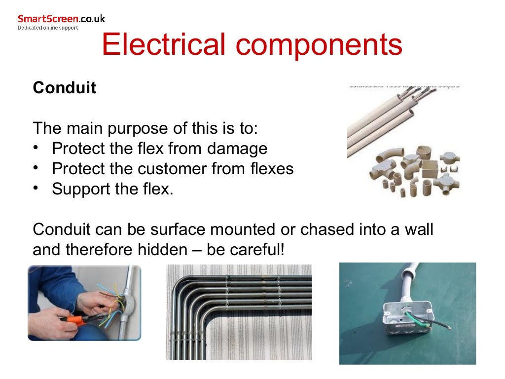 Components used in electrical installations