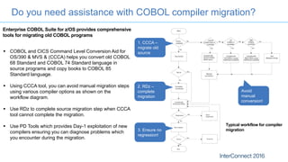 Converting to the latest COBOL Compiler made simple with the right ...