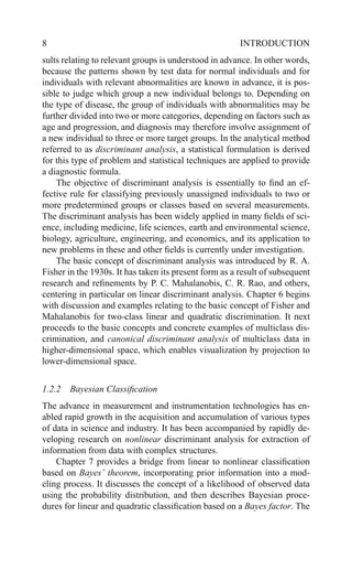 Introduction To Multivariate Analysis Linear And Nonlinear Modeling ...