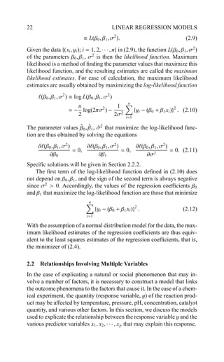 Introduction To Multivariate Analysis Linear And Nonlinear Modeling ...