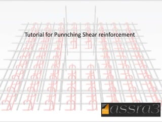 Tutorial for Punnching Shear reinforcement
