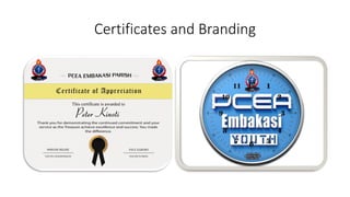 Certificates and Branding
 