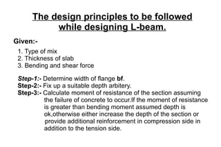 L- beams or flanged beams | ODP