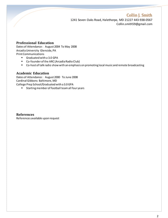 Printing resume PDF - Printing Resume 2 638