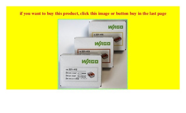 221-413 Wago 221 Klemmen SET 25x 221-412 221-415 Kabel Verbinder Original WAGO