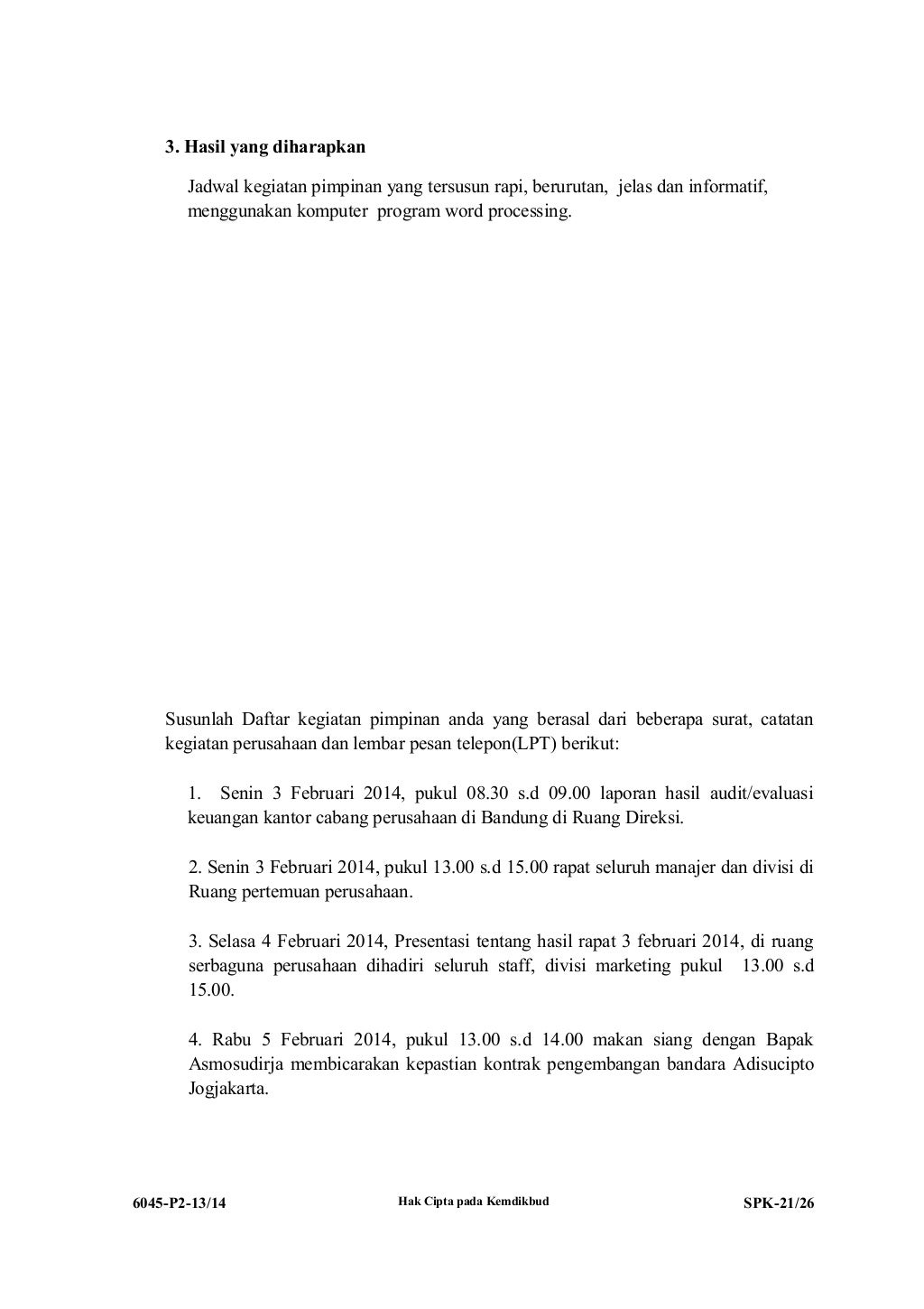 Soal Administrasi Perkantoran