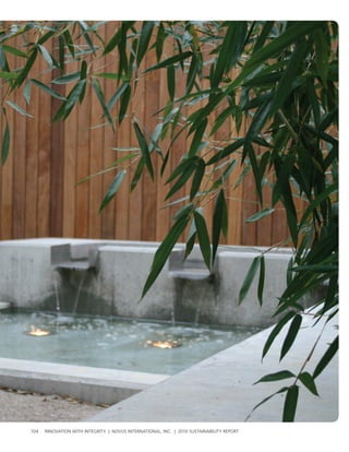 104   InnovatIon wIth IntegrIty | novus InternatIonal, Inc. | 2010 sustaInabIlIty report
 