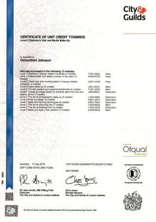 City & Guilds Certificate 1