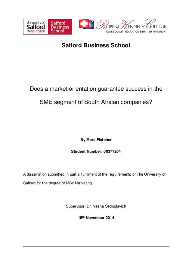 Phd thesis on smes