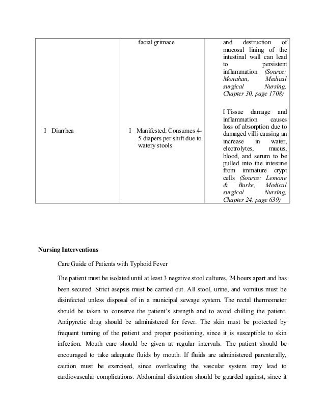 Case study on typhoid fever patient picture