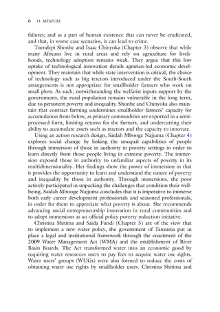 Shonhe Poverty, Inequality, and Innovation in the Global South Oliver Mtapuri ...