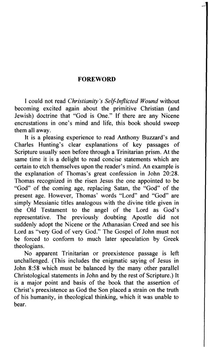 the doctrine of the trinity by a f buzzard and c f hunting