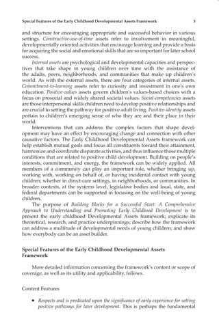 Promoting Positive Development in Early Childhood Karen Vanderven | PDF