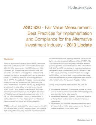 ASC 820 Whitepaper | PDF