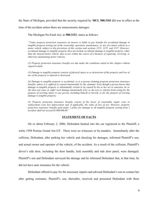Smiley No Fault Writing Sample | DOC