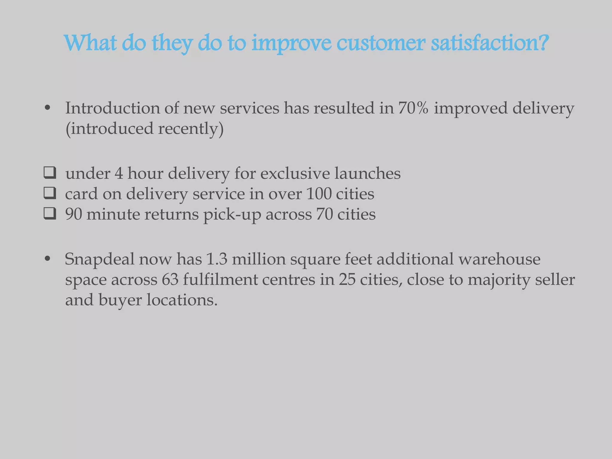 Snapdeal_Presentaion_Final | PPTX | Internet | Computing