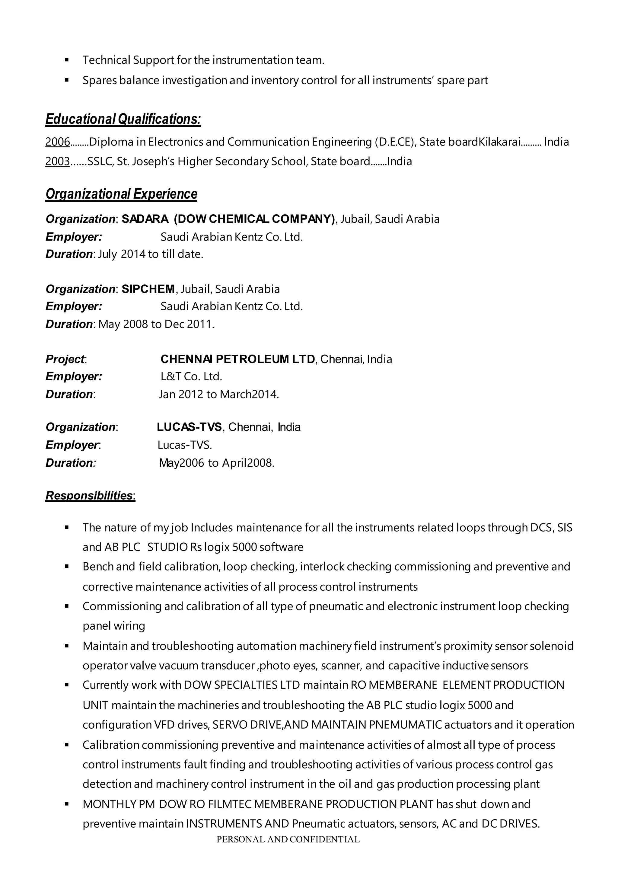 jameen new senior instrument cv | DOCX | Operating Systems | Computer ...