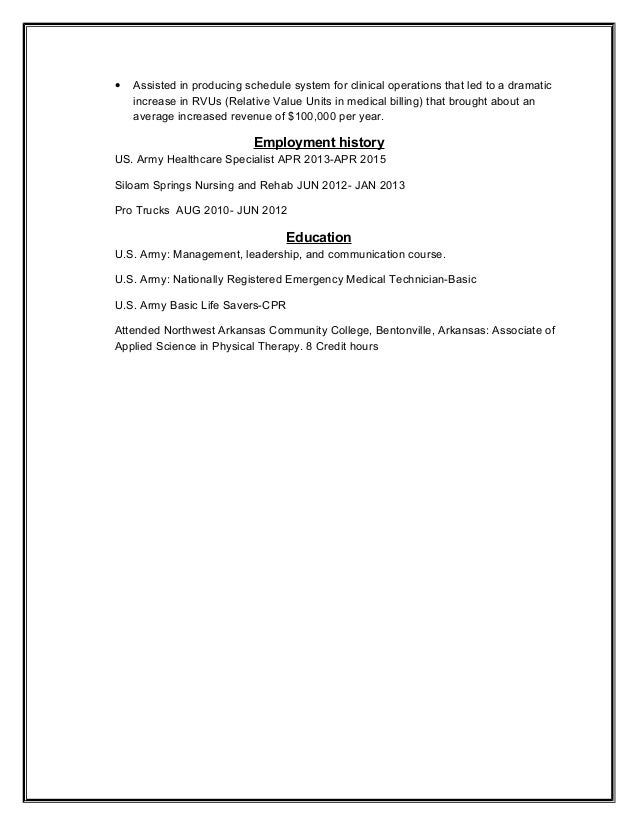 emt resume