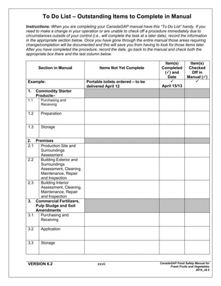 Canada Gap for Fruit and vegetables | PDF