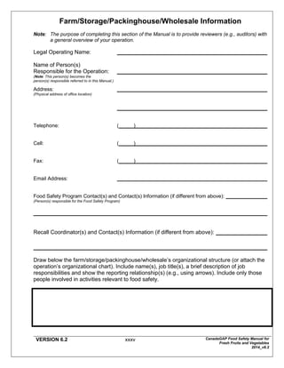 Canada Gap for Fruit and vegetables | PDF