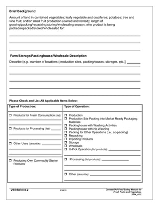 Canada Gap for Fruit and vegetables | PDF
