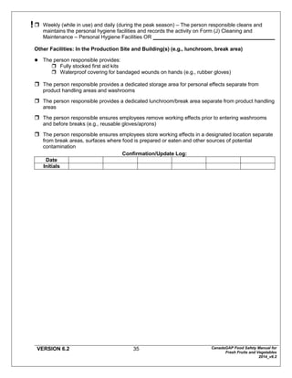 Canada Gap for Fruit and vegetables | PDF