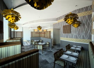 Interior Design - Restaurant Renderings | PDF