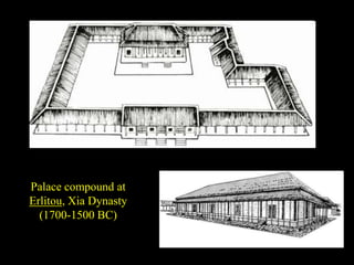 Palace compound at
Erlitou, Xia Dynasty
(1700-1500 BC)
 