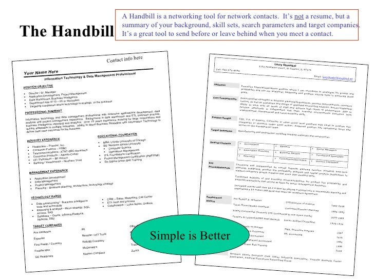 handbill examples