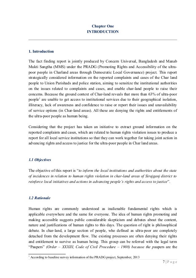 Final Report - Fact Finding Reports (7 April 2014)