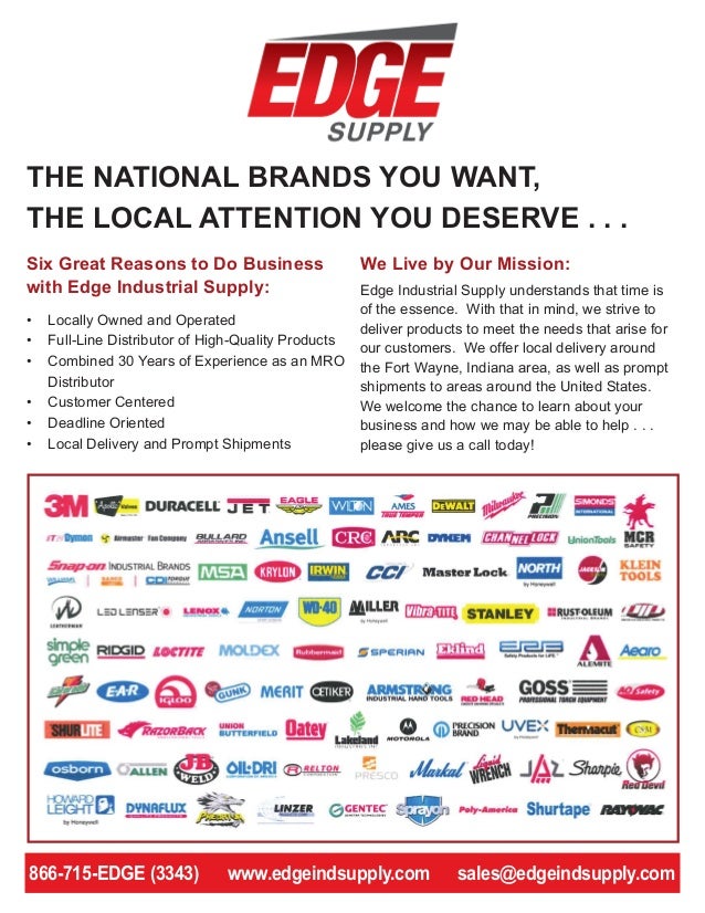 Edge Supply Industrial Line Card