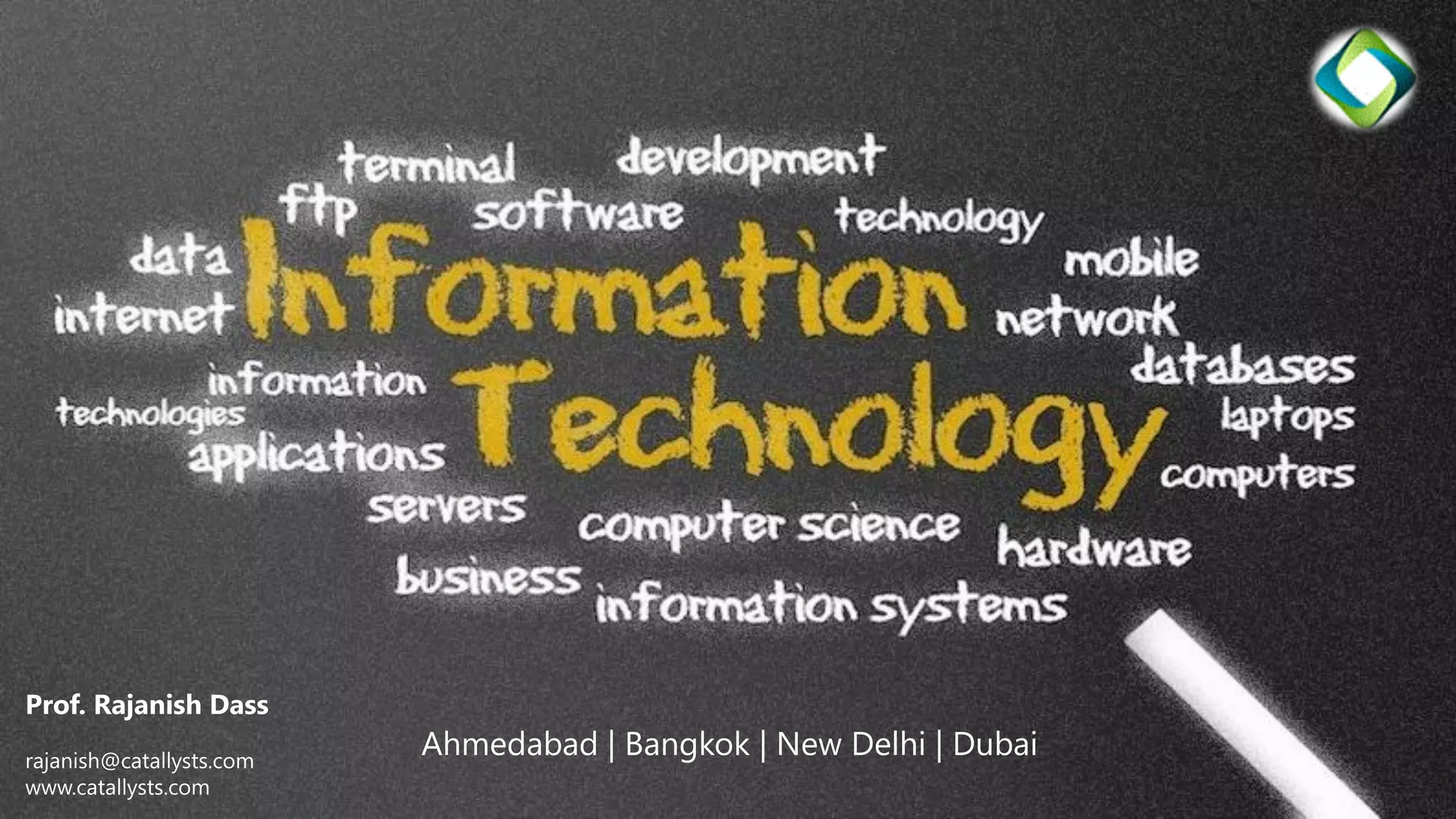 Ahmedabad | Bangkok | New Delhi | Dubai
Prof. Rajanish Dass
rajanish@catallysts.com
www.catallysts.com
 