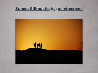 60 Beautiful Examples of Silhouette Photography | PDF